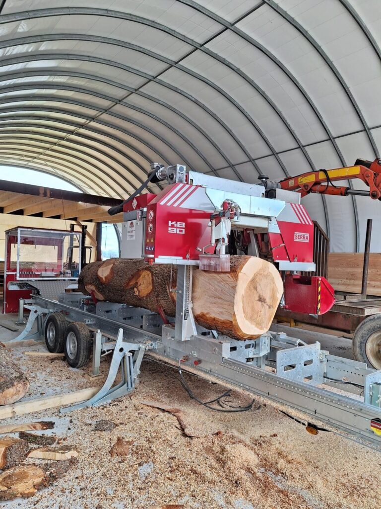 Scierie SERRA ALPINA KE/KB90 en action 1