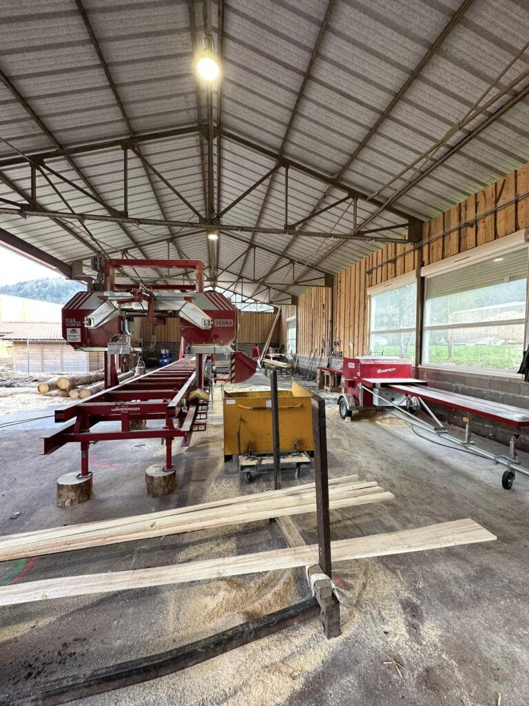 Scierie SERRA BAVARIA SL130i en action 4
