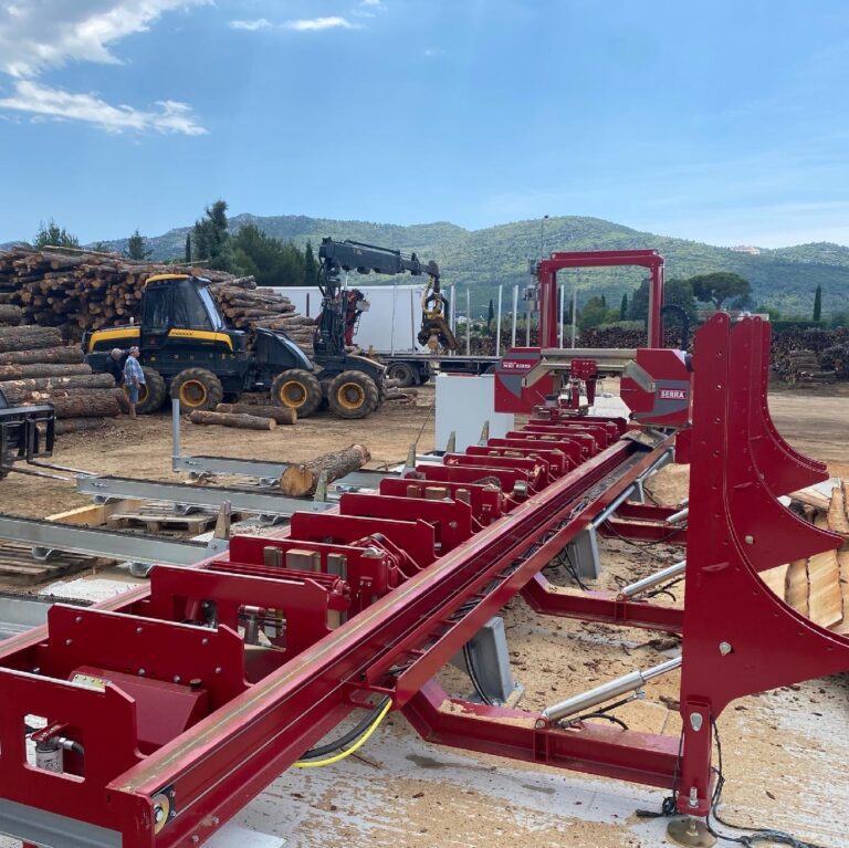 Scierie SERRA AFRICA XE135/160 en action 1